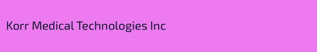 Korr Medical Technologies Inc